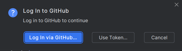 Login to github