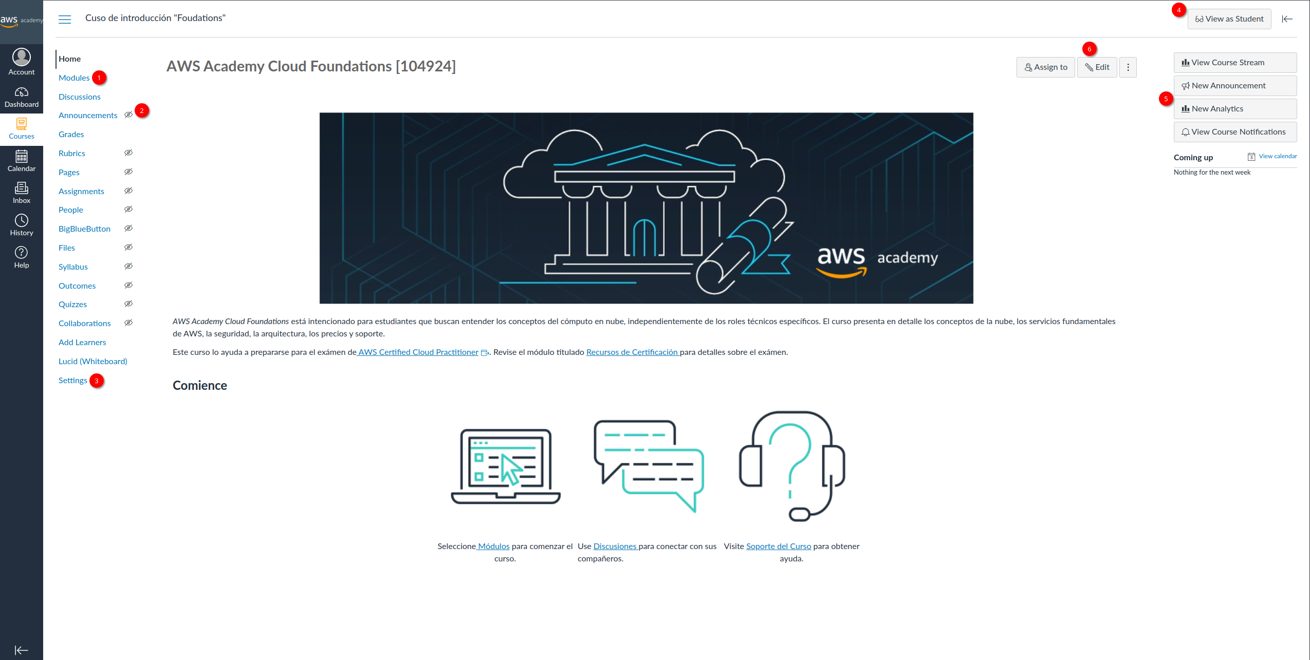 Personalizar un curso