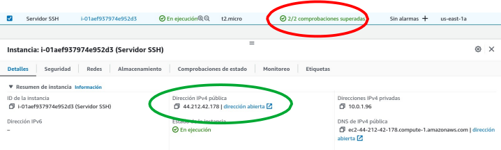 Comprobaciones superadas