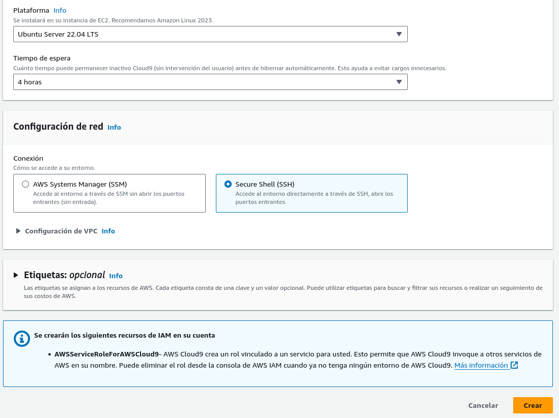 Propiedades del cloud9