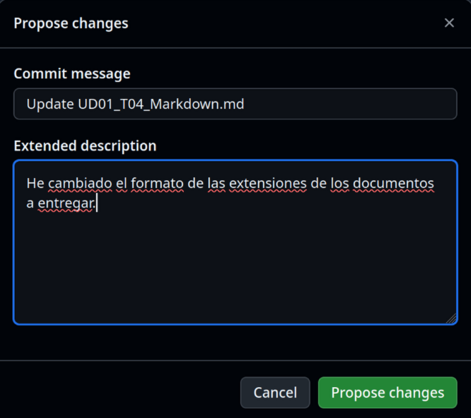 Propose changes