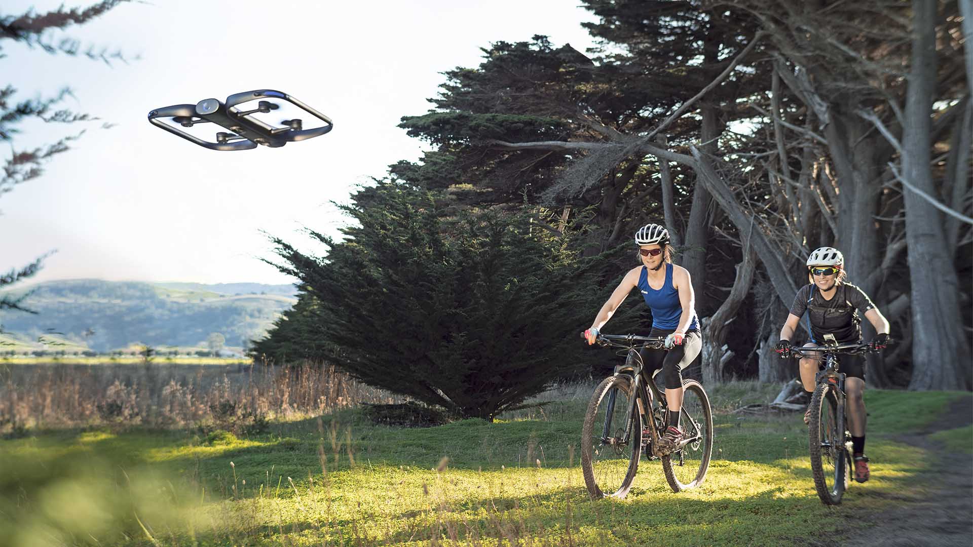 Skydio R1 drone tracks and videos your ride - even through the trees